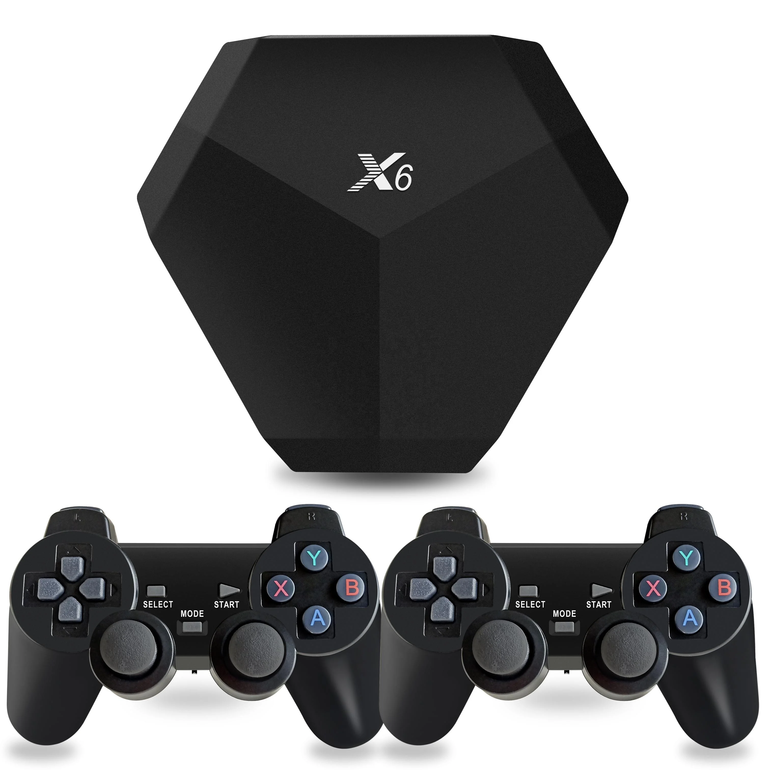 Портативная Игровая Консоль X6 Hd 4k Consola 64 Гб 15000 + Встроенные  Классические Игры 2 Беспроводных Контроллера Геймпада - Buy Video Game  Consoles, handheld Game Players, video Games Product on ...