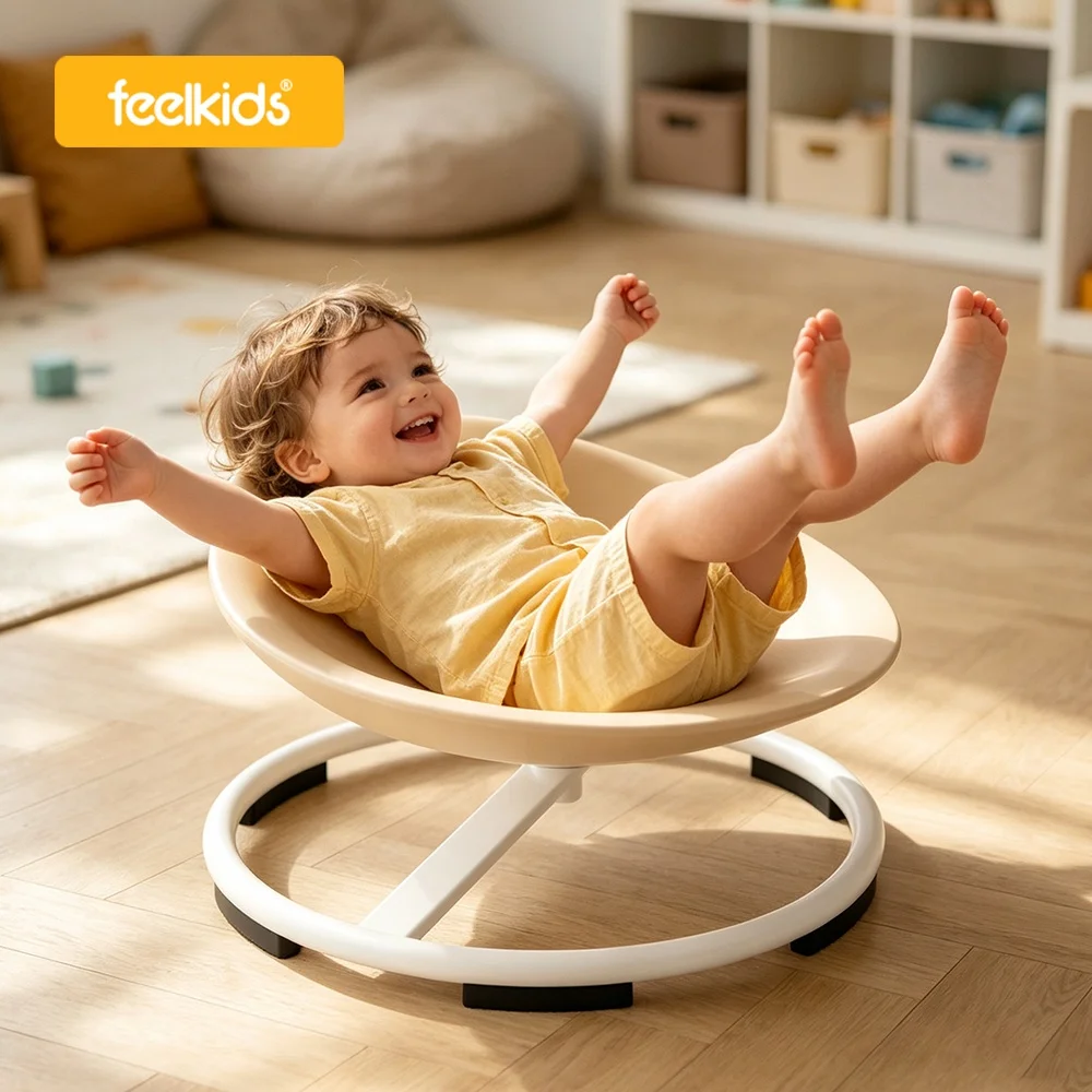Wholesale Kids Sensory Spinning Chair 360 Degree Rotating Sit Spin Toy Toddler Balance Training Indoor School Home Nursery