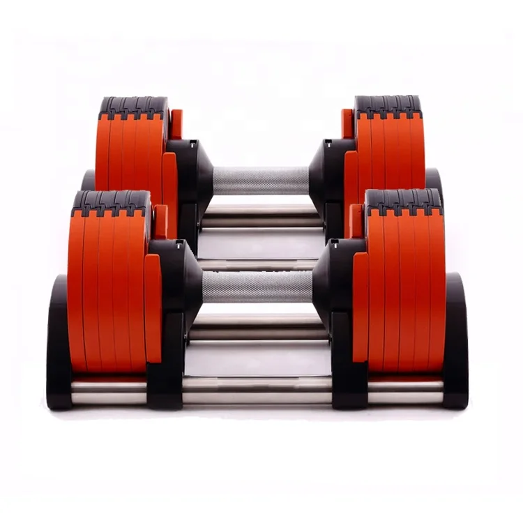Wholesales Cheap Price Cast Iron Adjustable Painted Dumbbell 28kg Gym  Adjustable Weights Dumbbells Adjustable Dumbbell