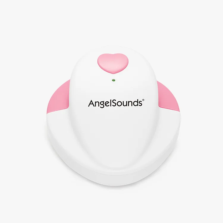 AngelSounds Fetal Doppler JPD-100S in Pink, Baby Heart Monitor