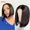 Peluca bob de color natural