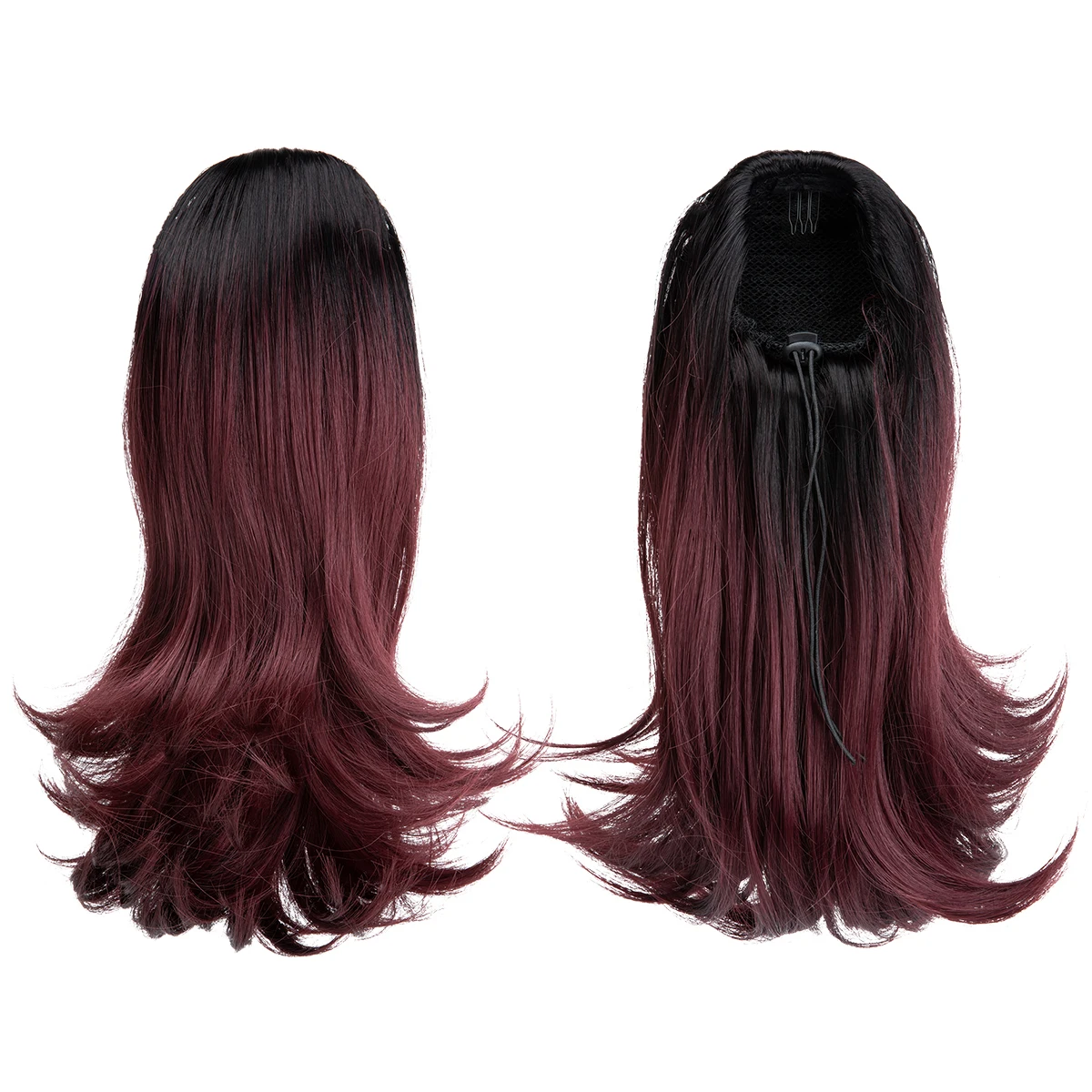 Wholesale 14 Inch Black Synthetic Fiber Curly Wave 