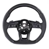 Carbon fiber+Perforated Leather+white stitching