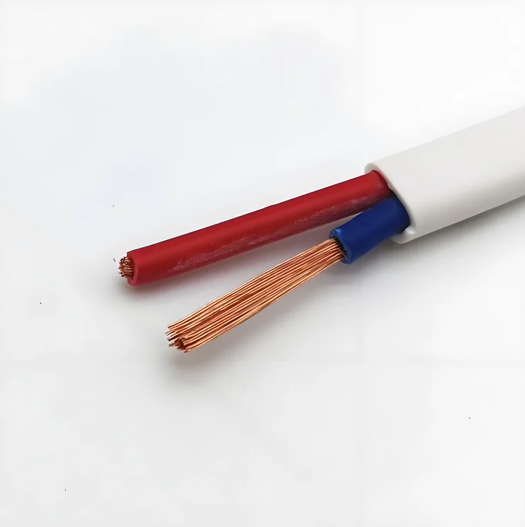 Phẳng Cáp H03VVH2-F/bvvb hộ gia đình cung cấp điện mở vỏ bọc dây đồng Cáp dòng 2 lõi 0.5mm 0.75mm 1mm 1.5mm 2.5mm 4mm