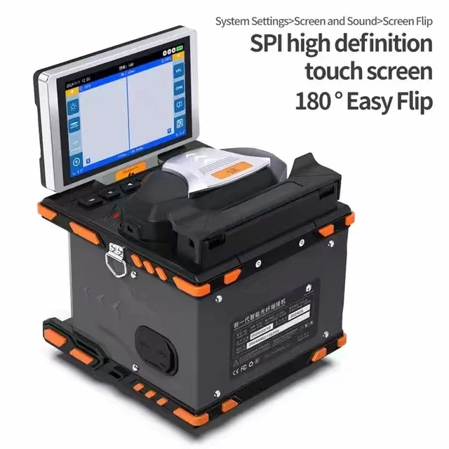 New Model Six Motors Splicing Machine Fiber Optic M5 Fusion Splicer ...