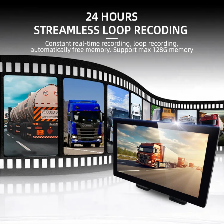 Wemaer ADAS AI Active Blind Spot Car Truck DVR Touch Screen Monitor Night Vision BSD 1080P 4CH Camera System supplier