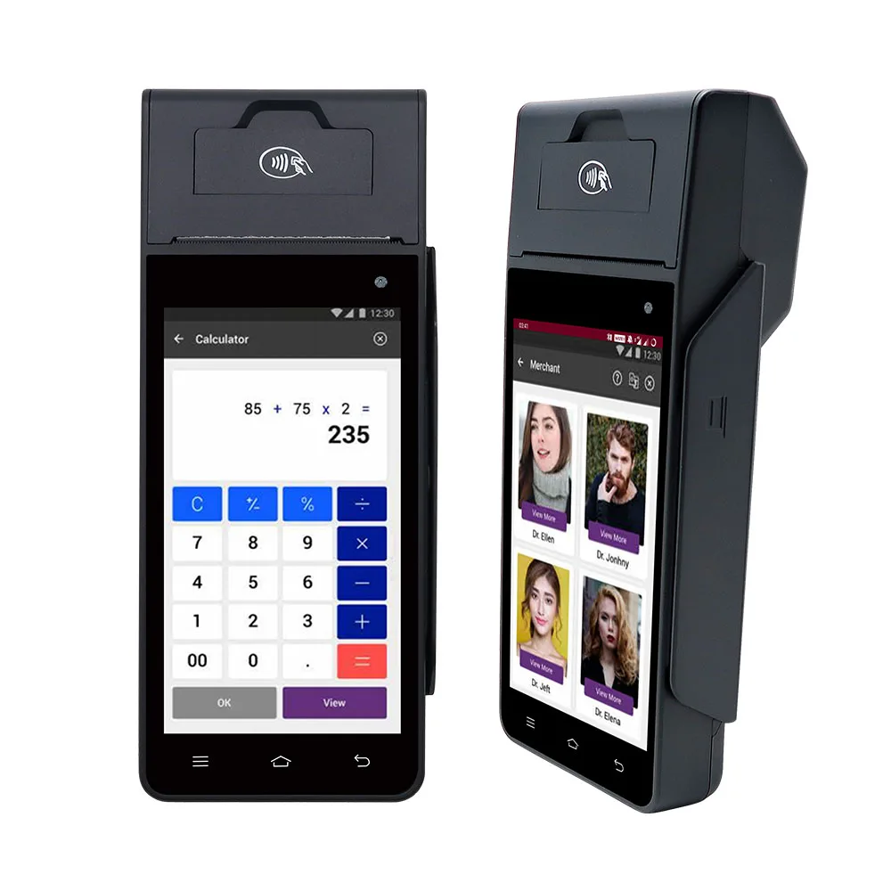 Z90 Chinese Eft Android Custom Crypto Chip Card Reader Car Parking Edc  Fingerprint Pos Terminal