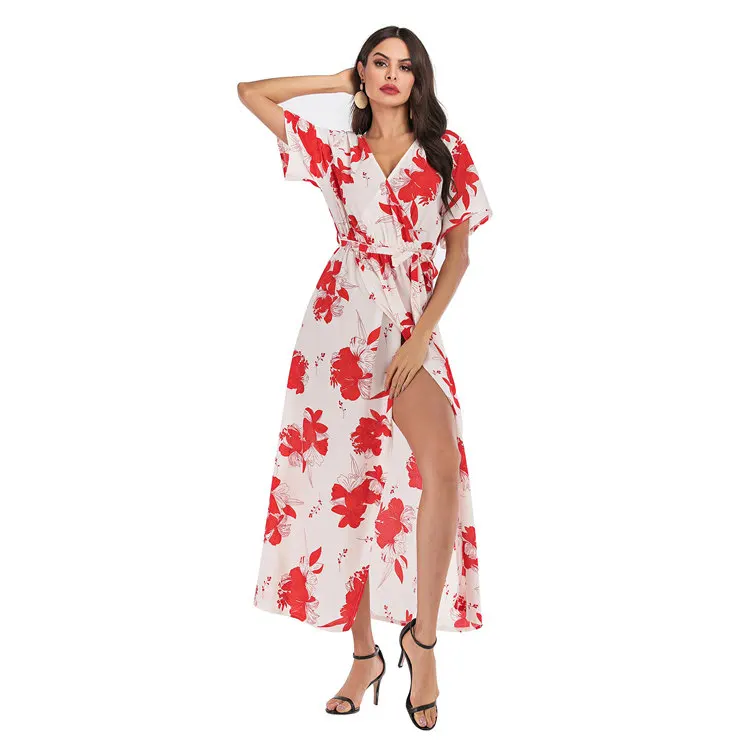 knee length dresses for ladies Andrea & Leo A1347 Floral Short Dress, Navy / 12