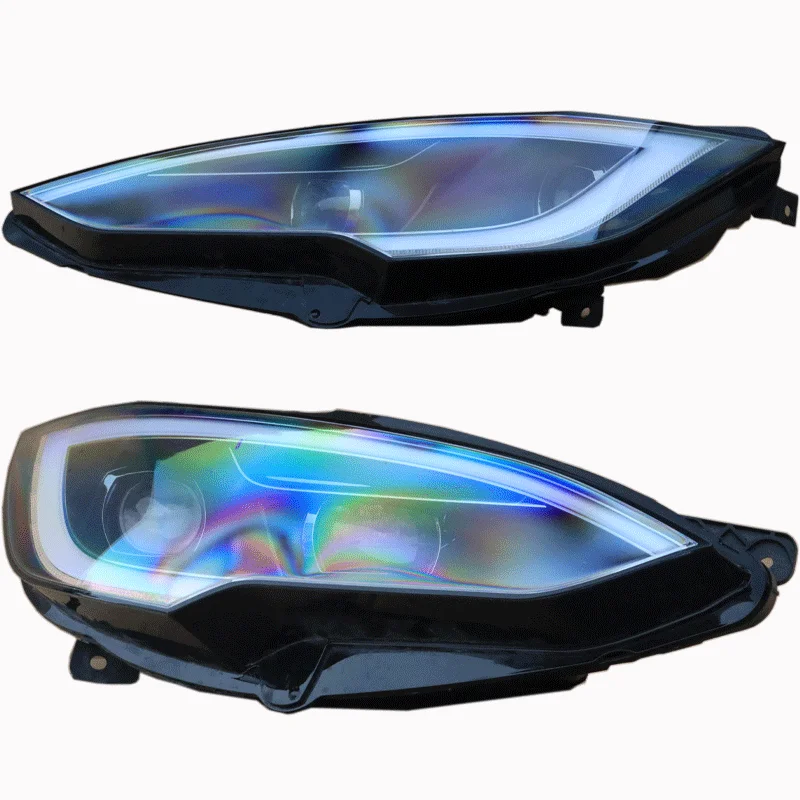For 2014-2019 Tesla Model S Smart Digital LED Headlights New 8000K 12V Bulbs with Upgrades and Modifications