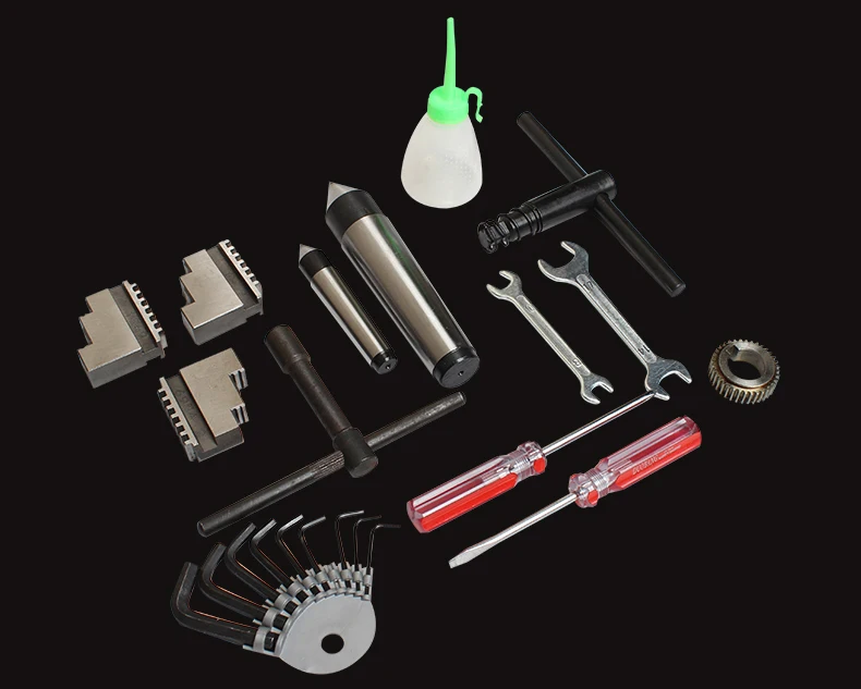 Hq800 Metalworker Portable Lathe Machines for Stone Swiss Heavy Duty Manual Machinery Repair Shops