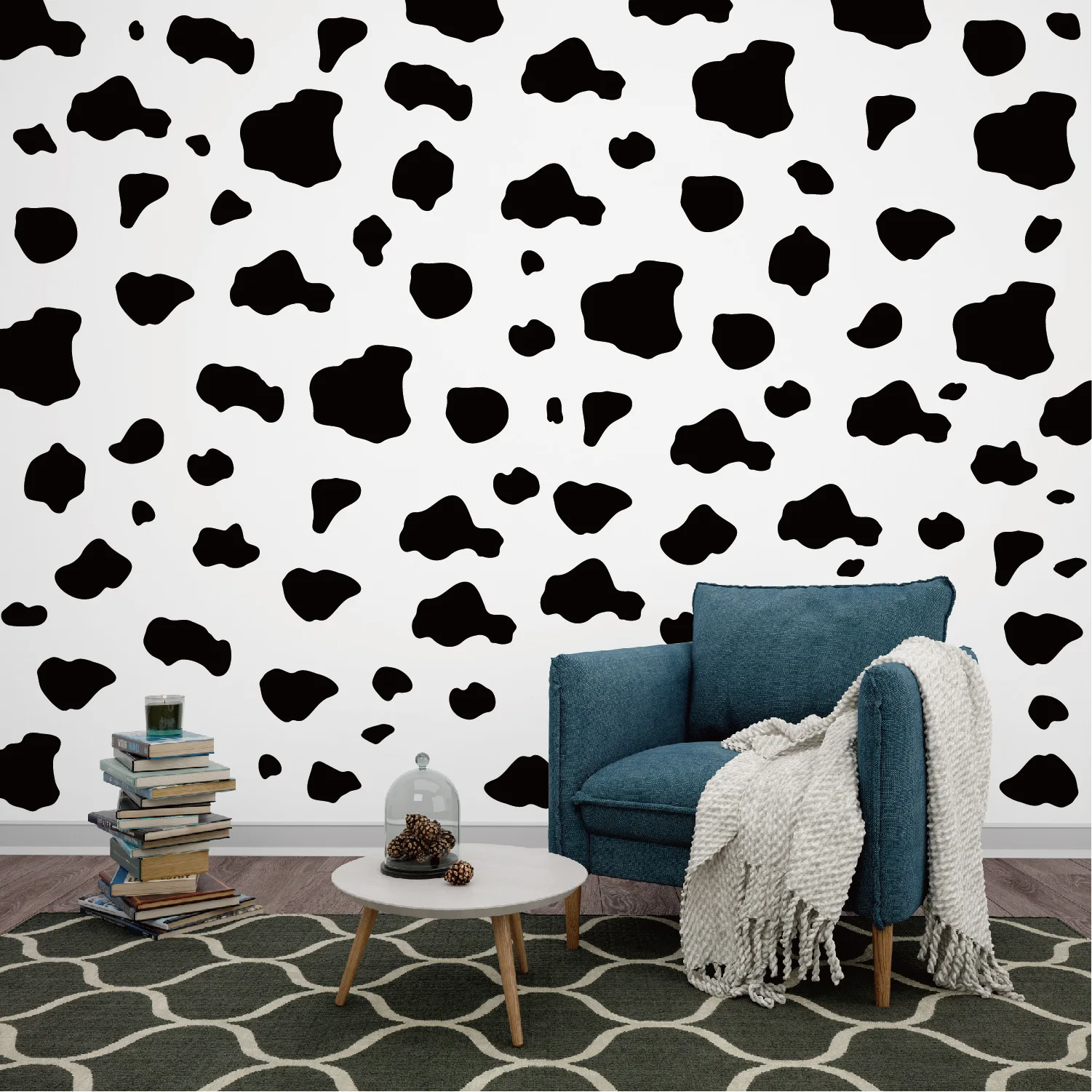 28Pcs Cow Print Stickers, Cow Spot Wall Stickers Vinyl Wall Decals  Removable Black Print Waterproof Home Wall Art Decor - Buy 28Pcs Cow Print  Stickers, Cow Spot Wall Stickers Vinyl Wall Decals