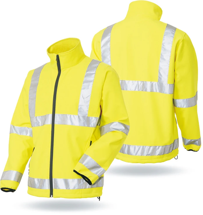 Safety Workwear High Quality Custom Hi Vis reflective safety Polar Fleece Jacket