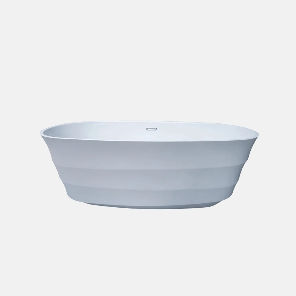White Home Use Ceramic Bathroom Standalone Supplier Bathtub Manufacturer CPUC Skirted Adult Freestanding Acrylic Bathtub