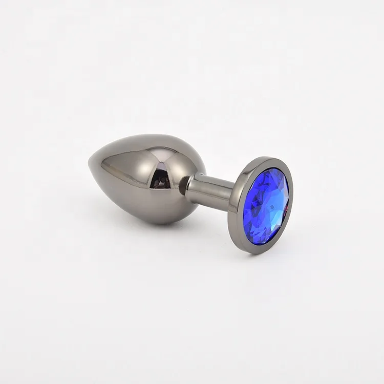 Black Metal Anal Plug - Smooth Jewelry Erotic Bullet Vibrator Black Metal Anal Plug - Smooth Jewelry Erotic Bullet Vibrator
