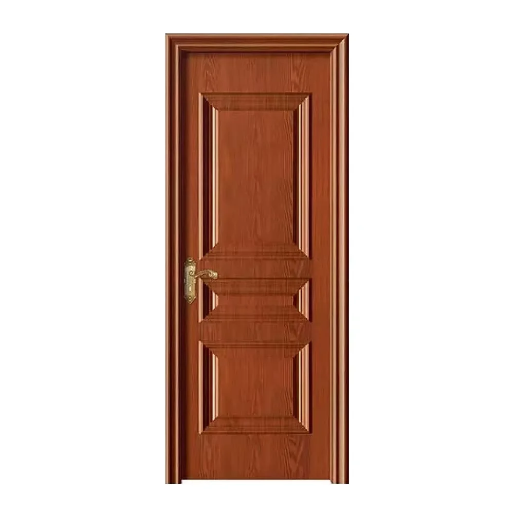 40/45mm Luxury Hospital Project Bedroom Doors With Frame Single WPC Soundproof Modern Simple Design Interior Wooden Door