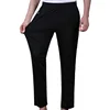 Pantaloni neri elasticizzati - modello pesante per autunno/inverno.