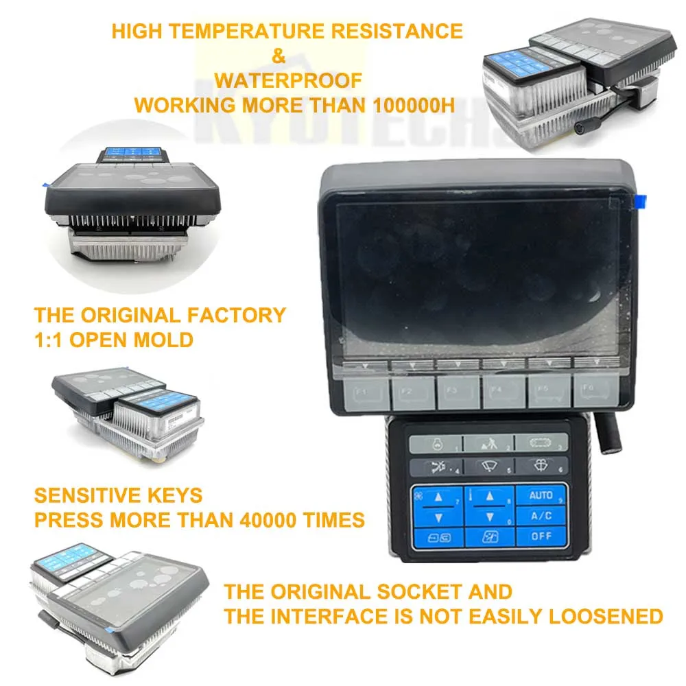 Excavator Engine Monitor Display Computer Board for Cat Caterpillar Komatsu Hyundai Volvo Hitachi Kobelco Doosan Daewoo Sumitomo