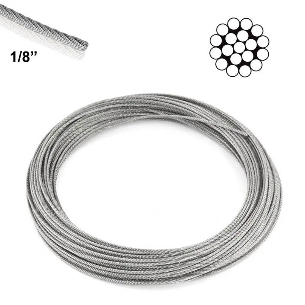 5 Pièces Câble Acier Inoxydable 1.5mm X 2m - Kit Suspension Image Cadre Photo Réglable Galvanisé
