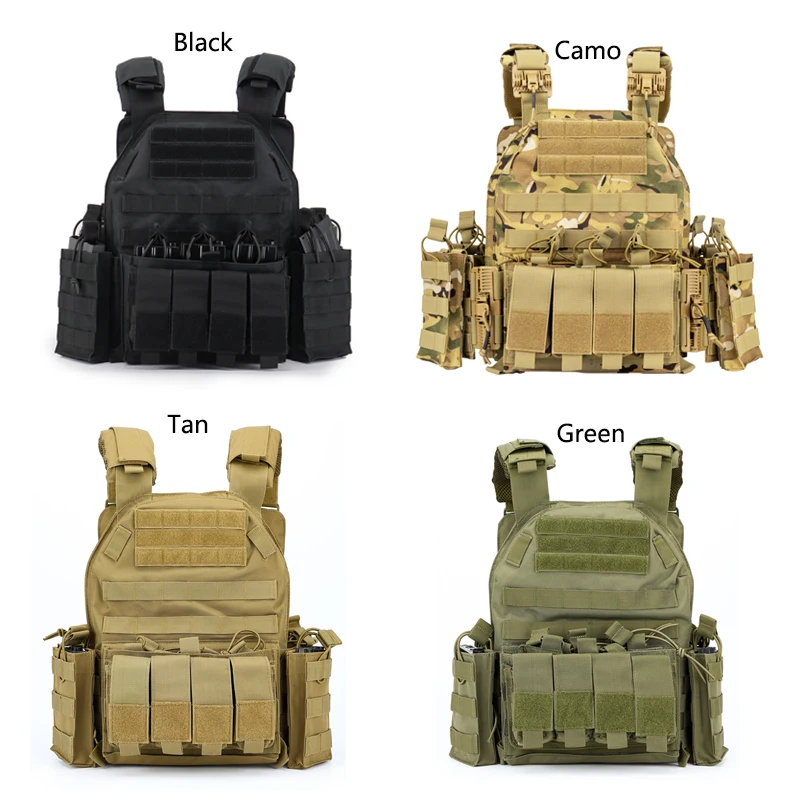 Hs Chaleco Tactico Quick Release Outdoor Molle Plate Carrier Tactical ...