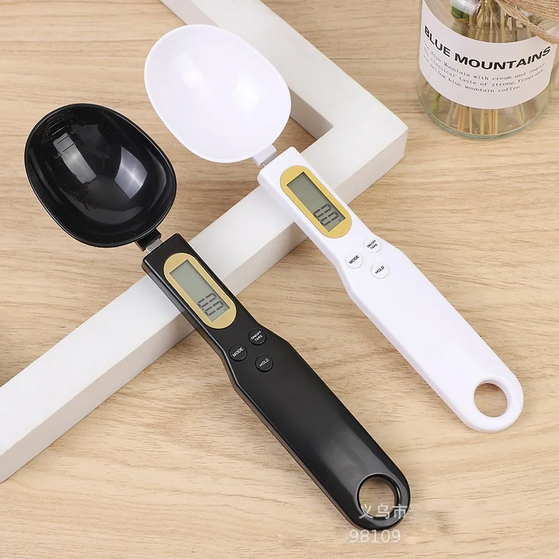 White Digital Measuring Spoon Digital Spoon Scale In Grams And Ounces