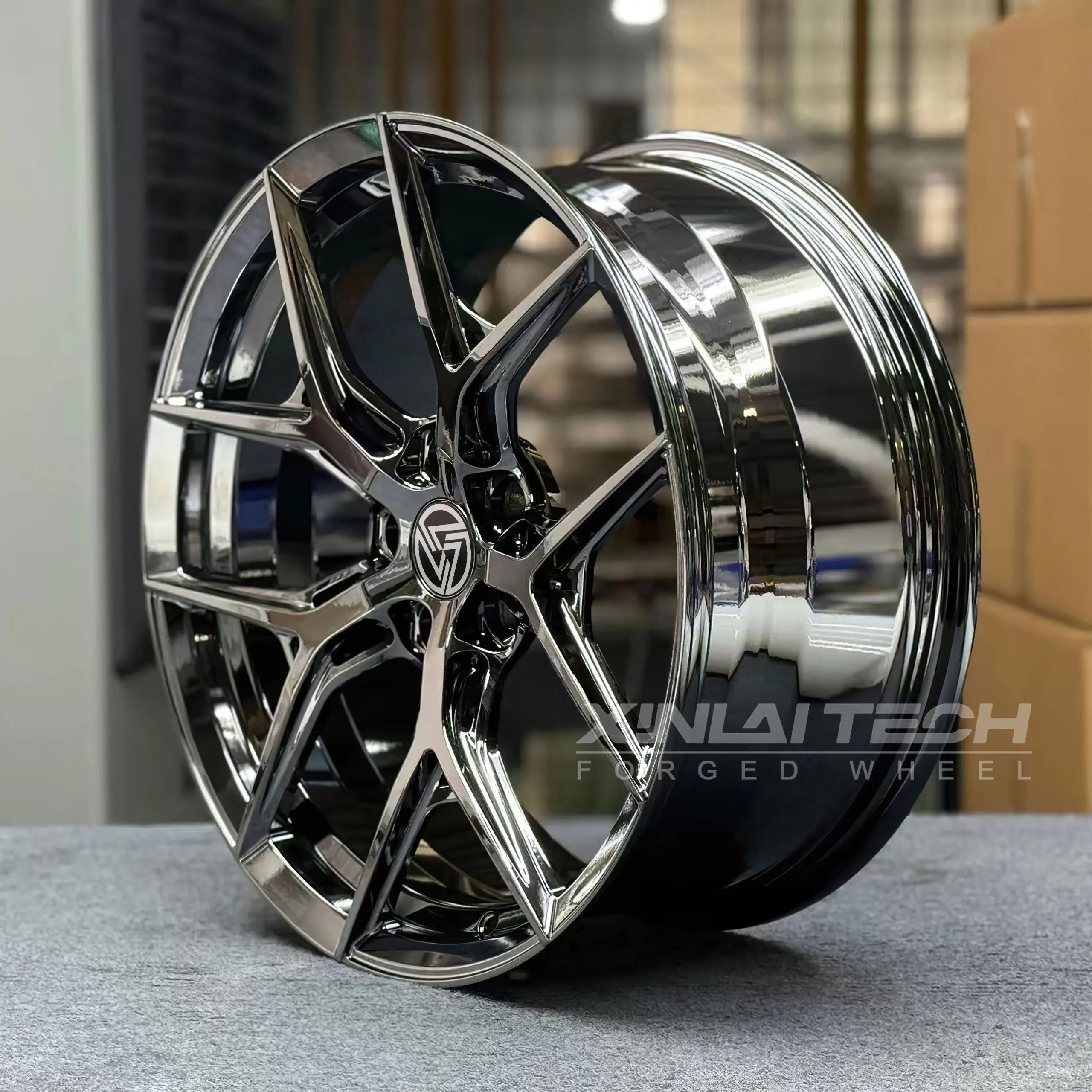 XL 1-Piece Monoblock Chrome Custom Forged Wheel 5x114.3 5x120 5x112 Racing Car Wheels for bmw audi benz Jdm Car Wheels - Image 6