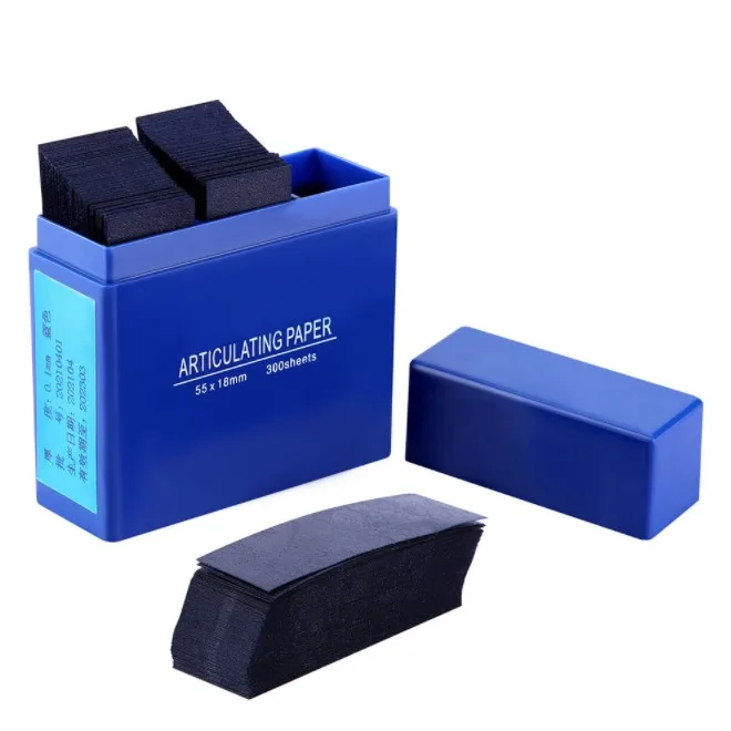 Dental Occlusion Paper Dental Bite Articulating Paper Strips Oral Teeth Care Dental Articulating Paper OEM Wholesale