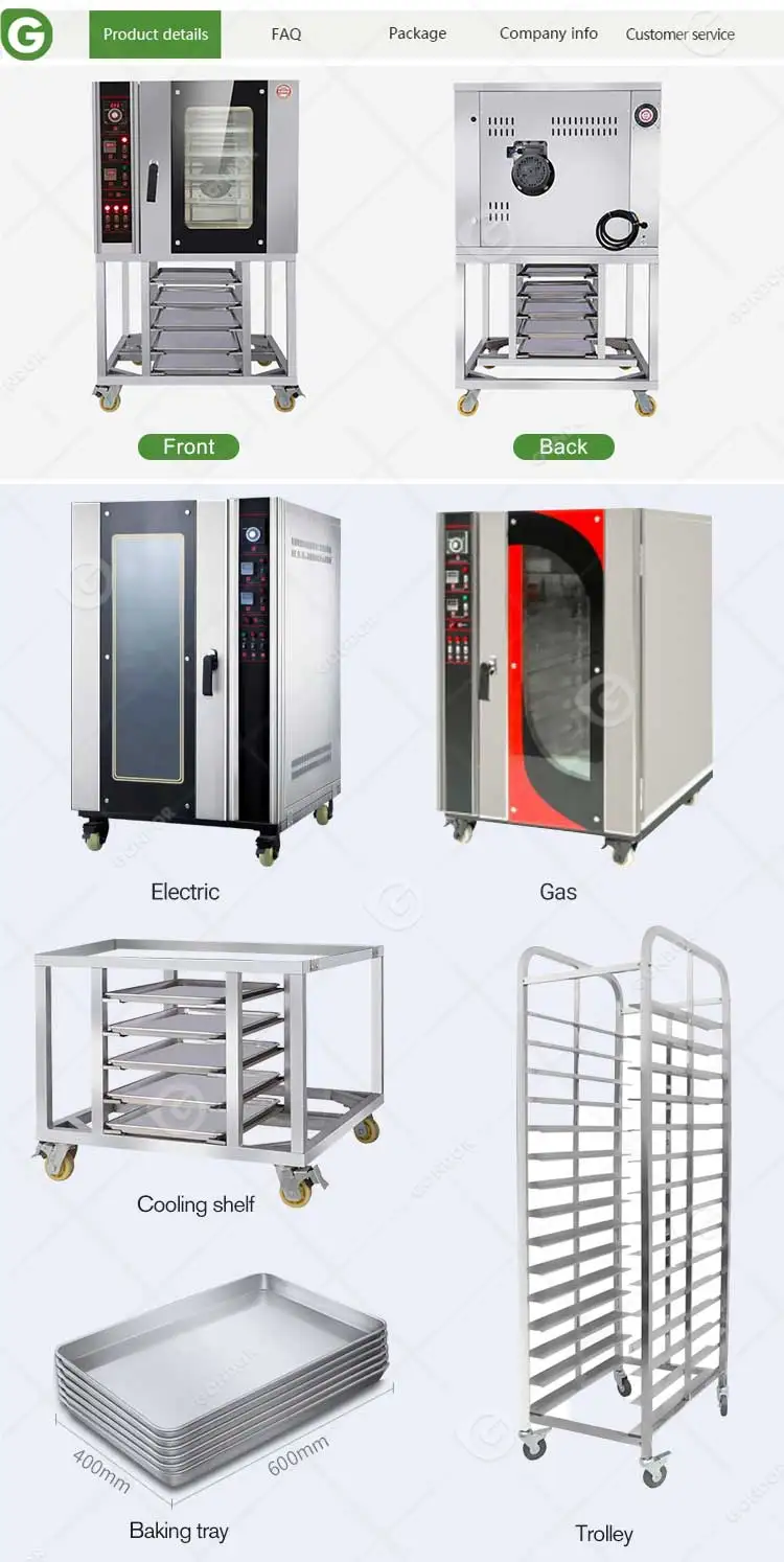 Commercial Convection Water Clean Bread Cheapest Pastry Oven Modular with Digital Contrils for Pastry Price