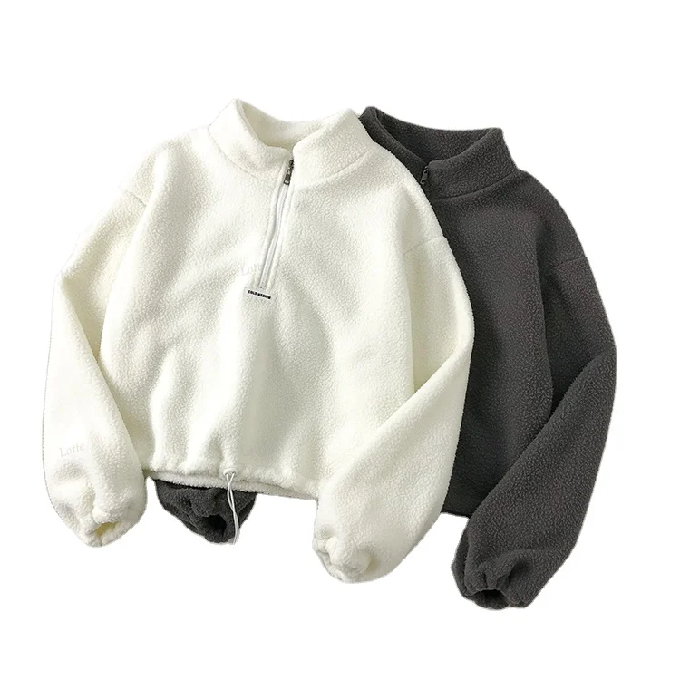 Women's Oversized Sherpa Fleece Pullover