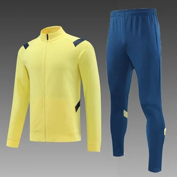 Wholesale Custom Running soccer Clothing Polyester Sports Training Tracksuits High Quality Two Piece Tracksuit
