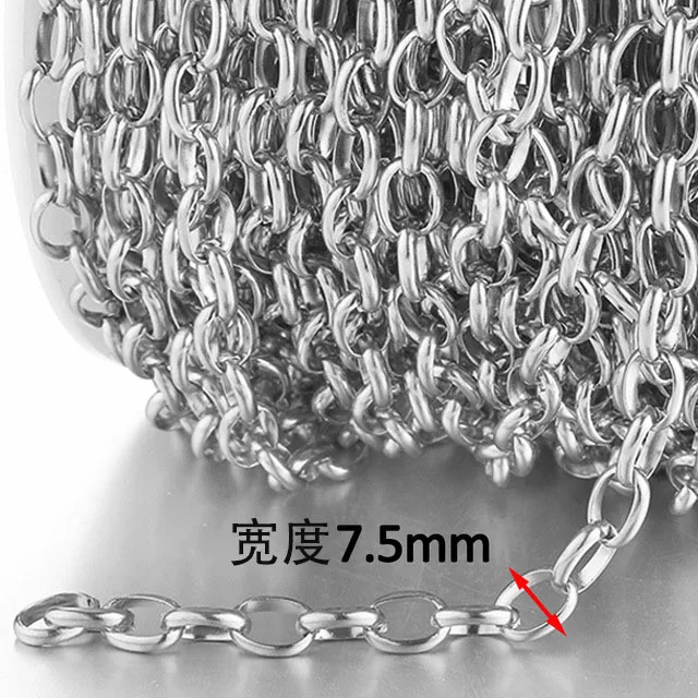 Spool Roll By Meter Necklace Fashion Jewelri Bodi Chains Stainless