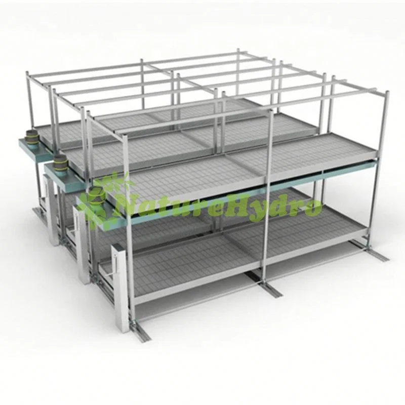 Multi Layer Grow Table Vertical Grow Rack Double Deck Shelves for Plants