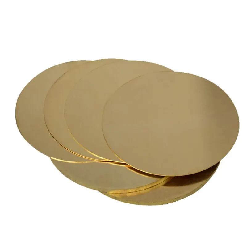 Copper Round Sheet Disc 1mm 2mm 3mm 4mm Copper Brass Sheet Disc - Buy ...