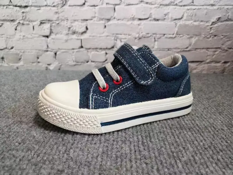 High quality soft leather hook&loop unisex baby boys girls students shoes sneakers
