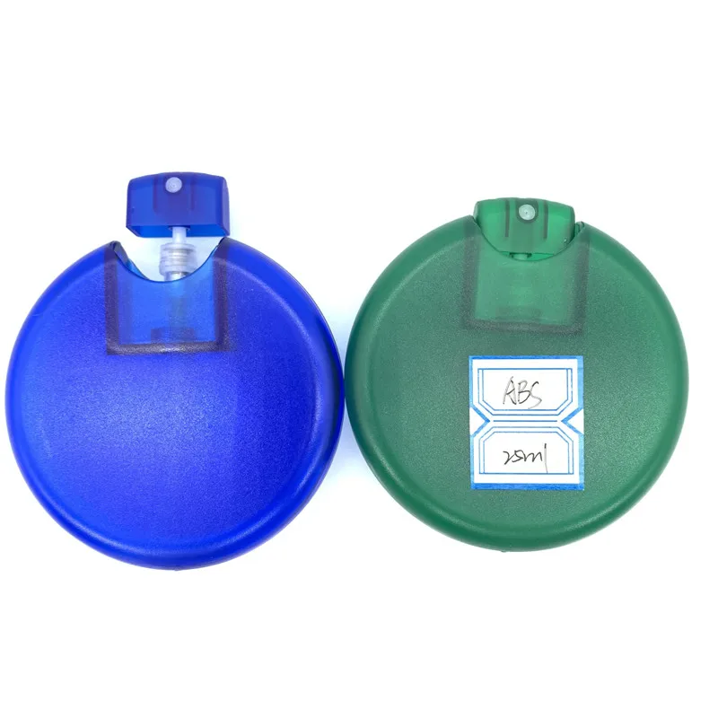 30ml Round Empty  Pump Mist Travel Mouth Spray Plastic Pocket Size Perfume Atomizer Bottle  Portable Pocket Credit Card Plastic