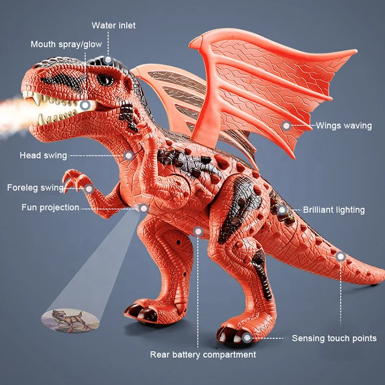 RC Dragon Dinosaur Robot Toys Induction Remote Control