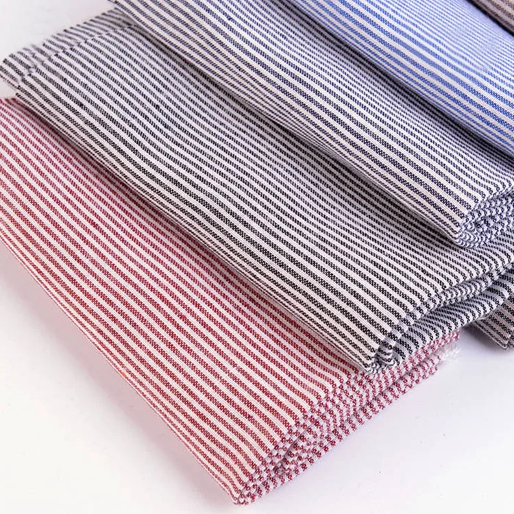 Woven Stripe Cotton Shirting Dress Fabric PH-5779-M 