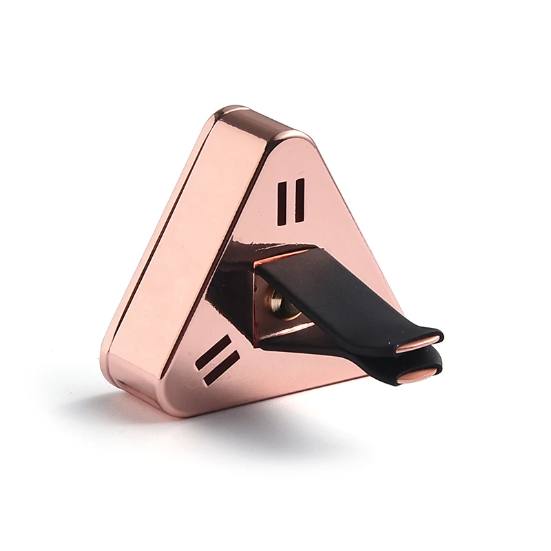 High Quality Personalized Custom Creative Design Triangle Shape Air Freshener Vent Clip Car Fragrance