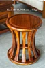 Madera maciza clásico tambor taburete * 1