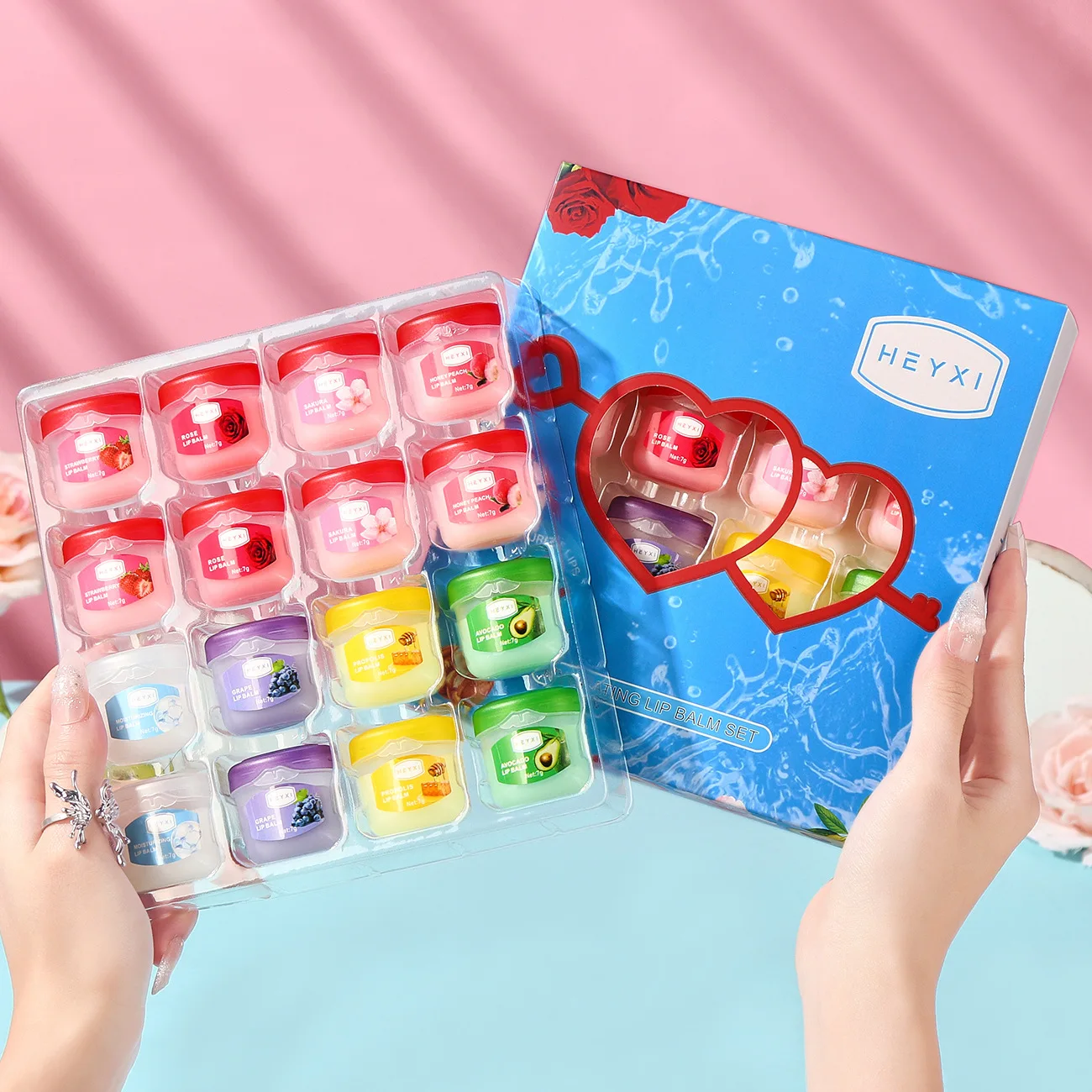 LIP CREAM デラックスボックスセット HEYXI Wholesale Deep Nourishing Moisturizing Removing Dead Skin