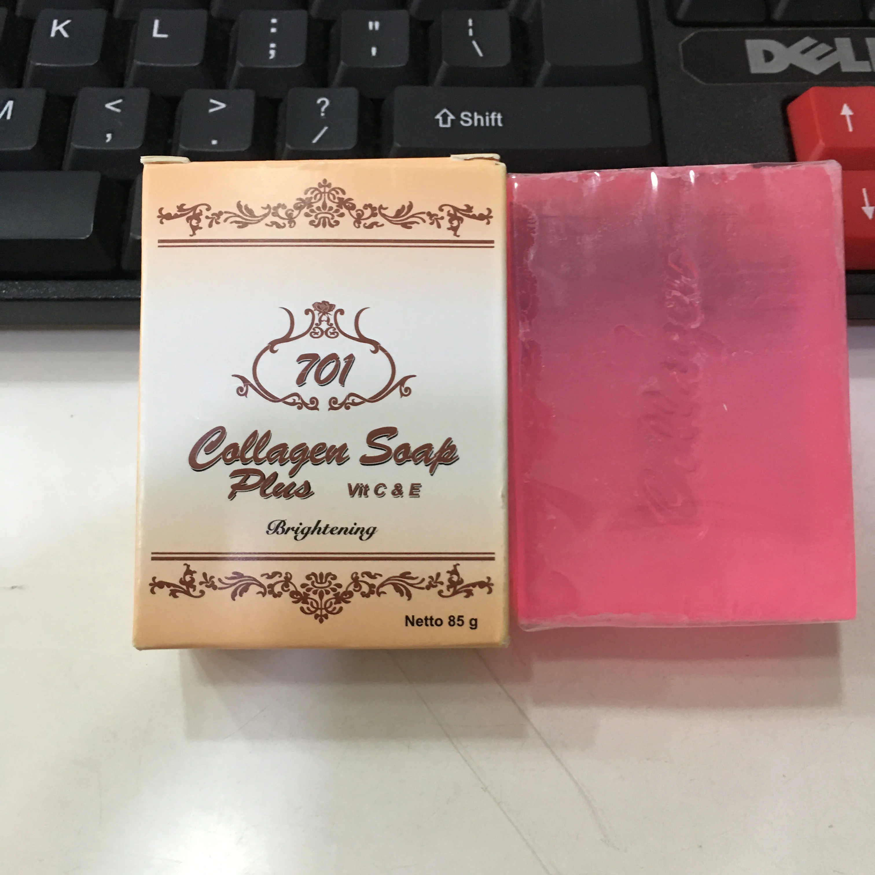 Collagen Facial Soap Double Whitening Made with Vitamin E Pure Collagen New Soap Whitening Soap