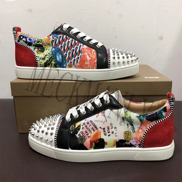 designer red bottom sneakers