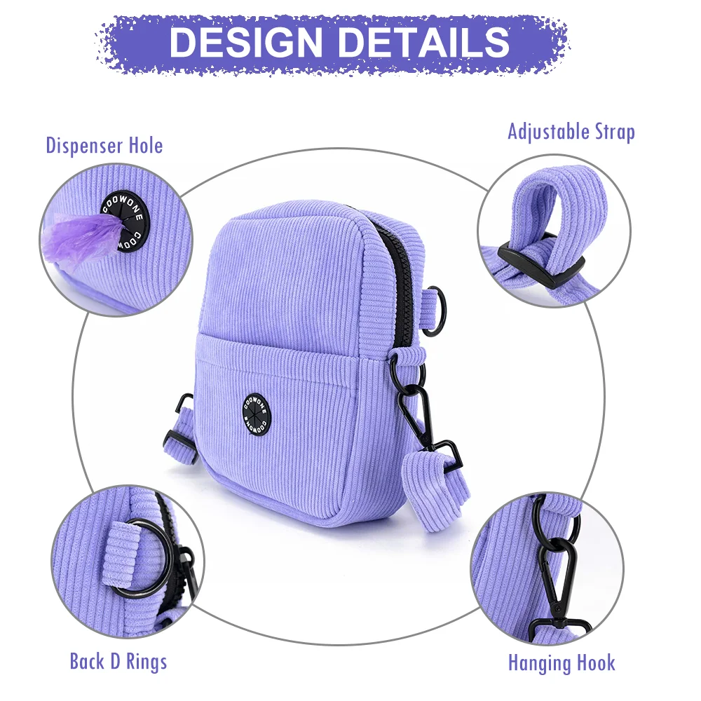 Custom Corduroy Dog Harness Set With Matching Collar Velvet Dog Harness