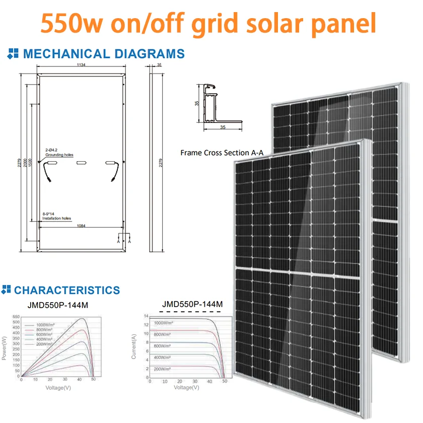 3kw Household Solar Energy System With Lithium Battery Brackets System
