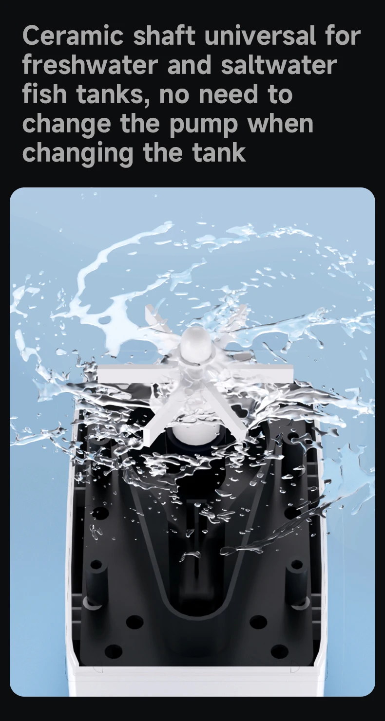 YEE Factory Wholesale Submersible Aquarium Water Pump Fish tank High Pressure Silent Water Pump for Aquarium Fish Farming product detail 7