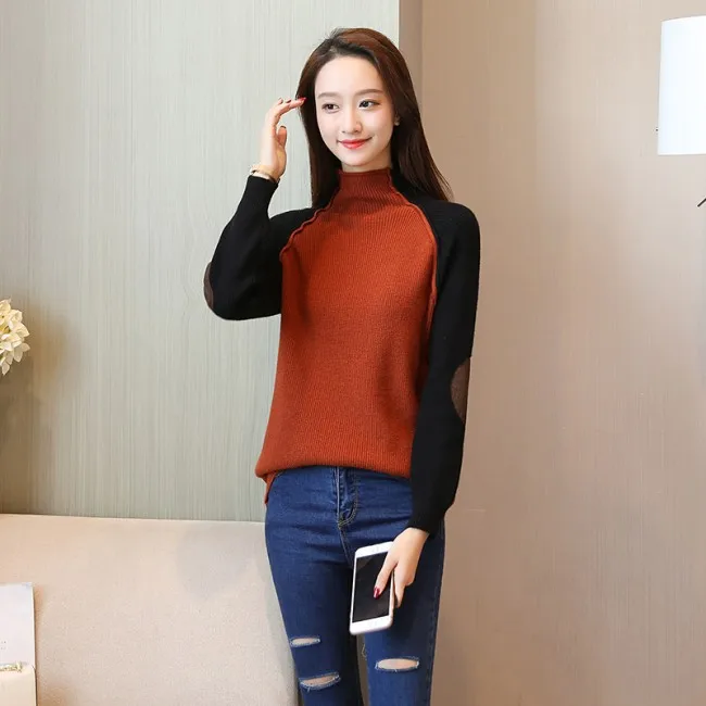 Hot Selling Suit Heart Lantern Sleeve Women Sweater For Wholesales