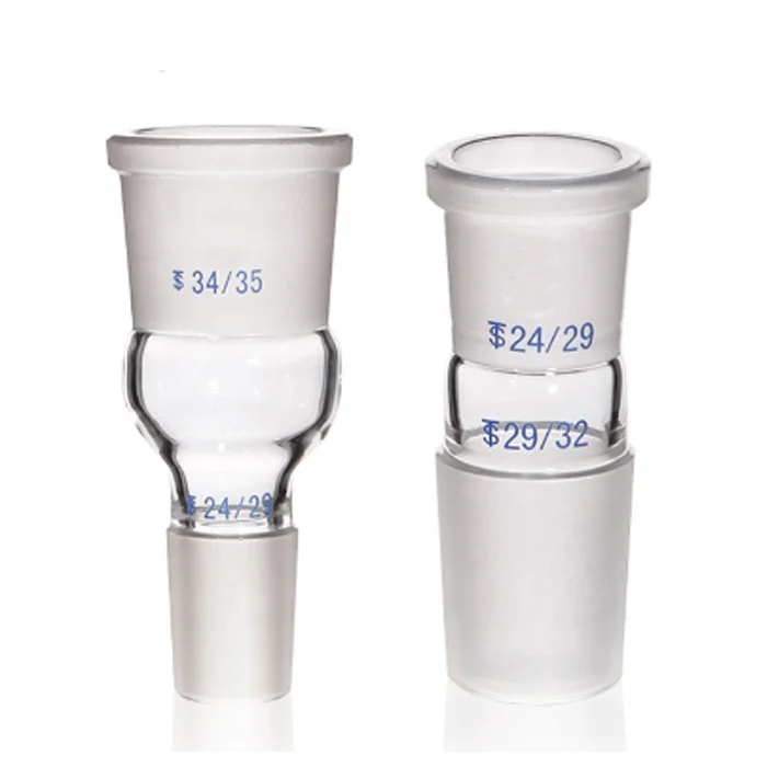 Laboratory 1000ml Glass Round Bottom Two Neck Boiling Flask