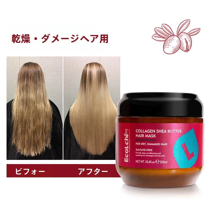 Ecolchiプレミアムプロの硫酸塩フリースムージングヘア