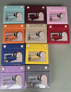 Cheap Price Wholesale Plain Colors Simple Bedsheet Set Pure Fitted Sheet Flat Sheet with 4 Pillowcases 6pcs Bedsheet Set