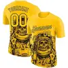 Patrón de astronauta amarillo-negro