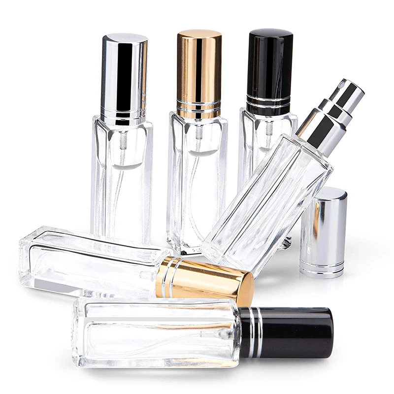 Popular sale transparent clear 15ml glass spray empty 20ml perfume bottle